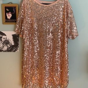 Sequin Mini Dress // Size 24